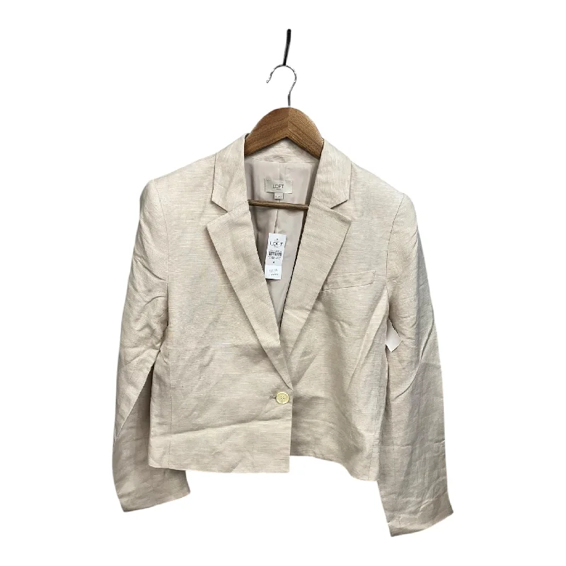 Blazer By Loft In Cream, Size: S Sophisticated Men's French
