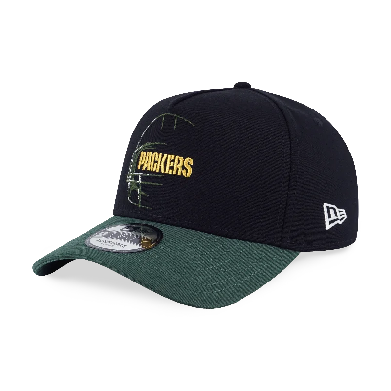 New Era Green Bay Packers NFL Oversized 9FORTY Cap Practical Men's Multi