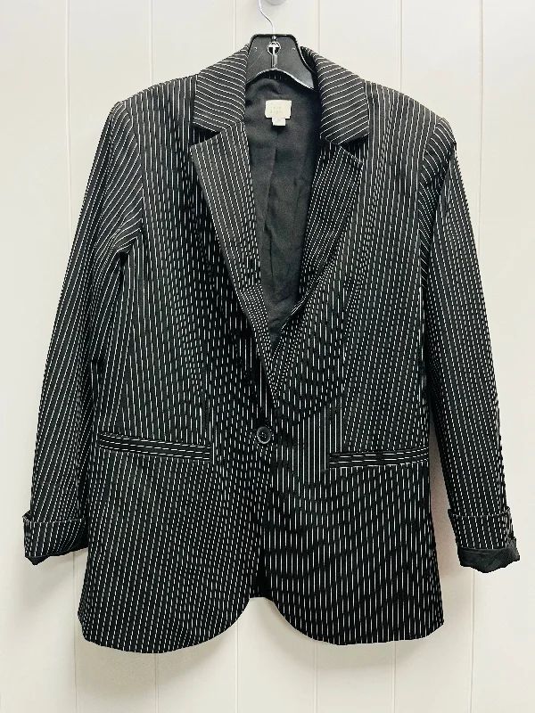 Blazer By A New Day In Black & White, Size: Xs Masculine Men's Thick