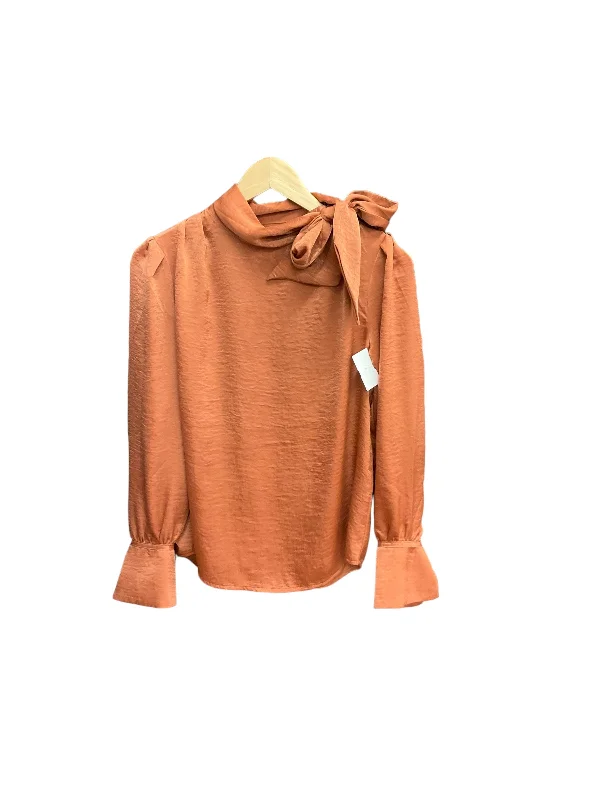 Top Long Sleeve By Banana Republic In Copper, Size: Xs Artistic Men's Avant