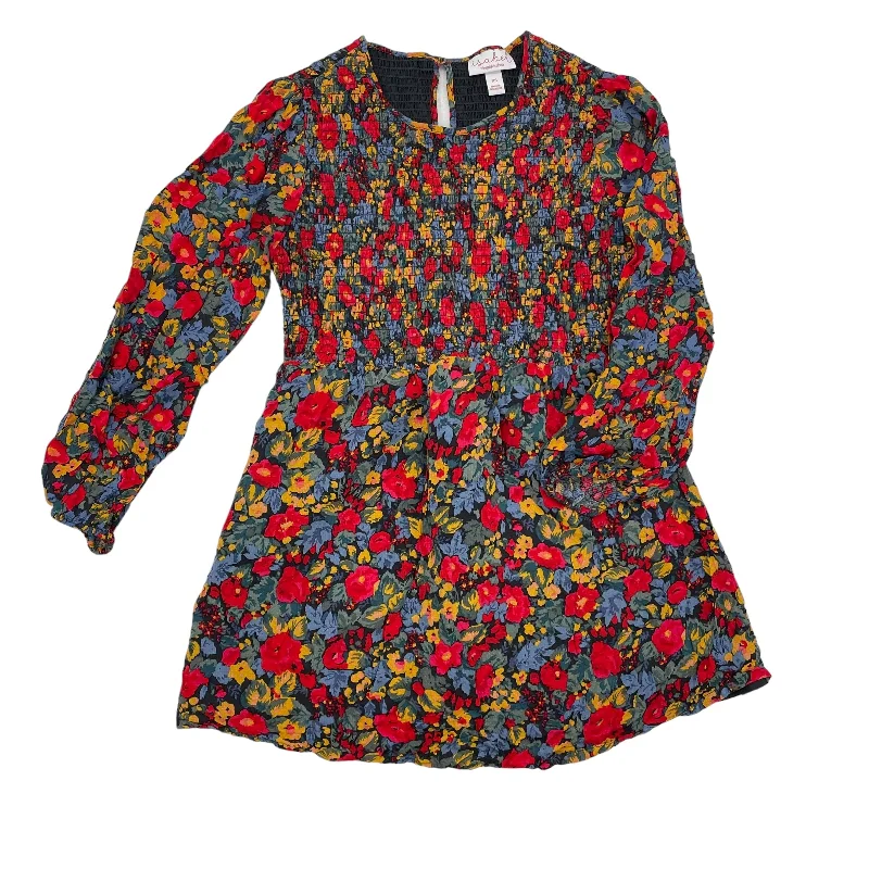 FLORAL PRINT TOP LS by ISABEL MATERNITY Size:XS Monochromatic All