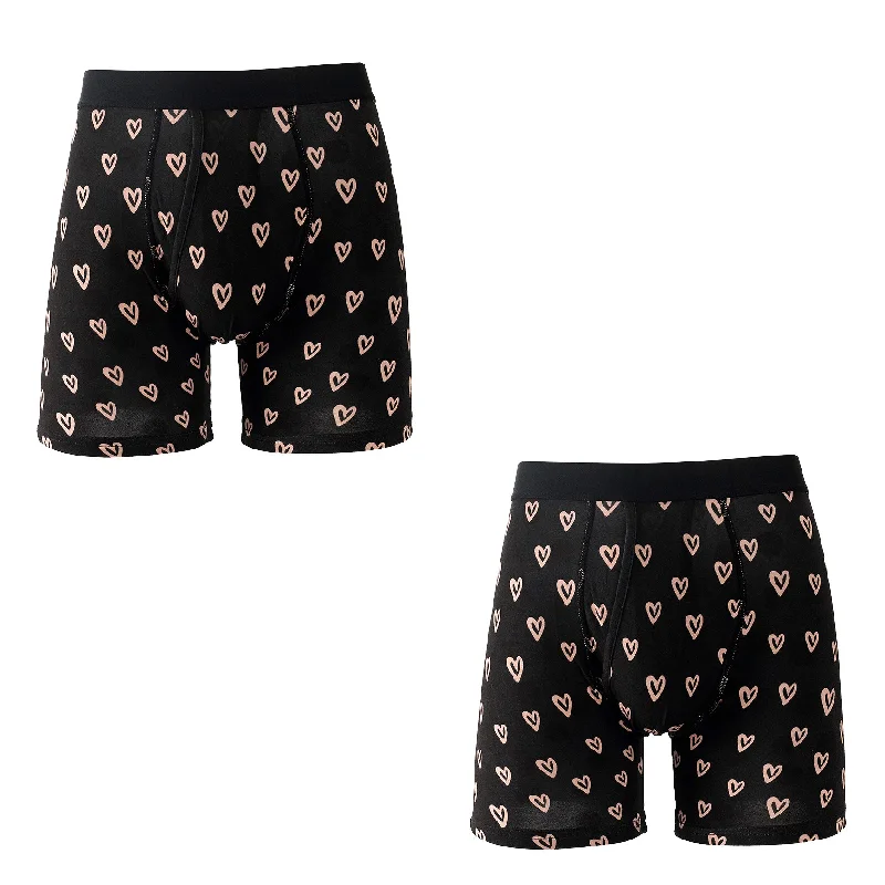 Matchmaker - Boxer/Boxer - Hearts Elegant Men's Cashmere
