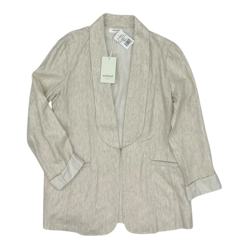 Blazer By Clothes Mentor In Tan, Size:Xs Elegant Men's Cashmere