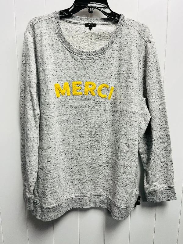 Sweatshirt Crewneck By Talbots In Green & Yellow, Size: 2x Streetwear Style