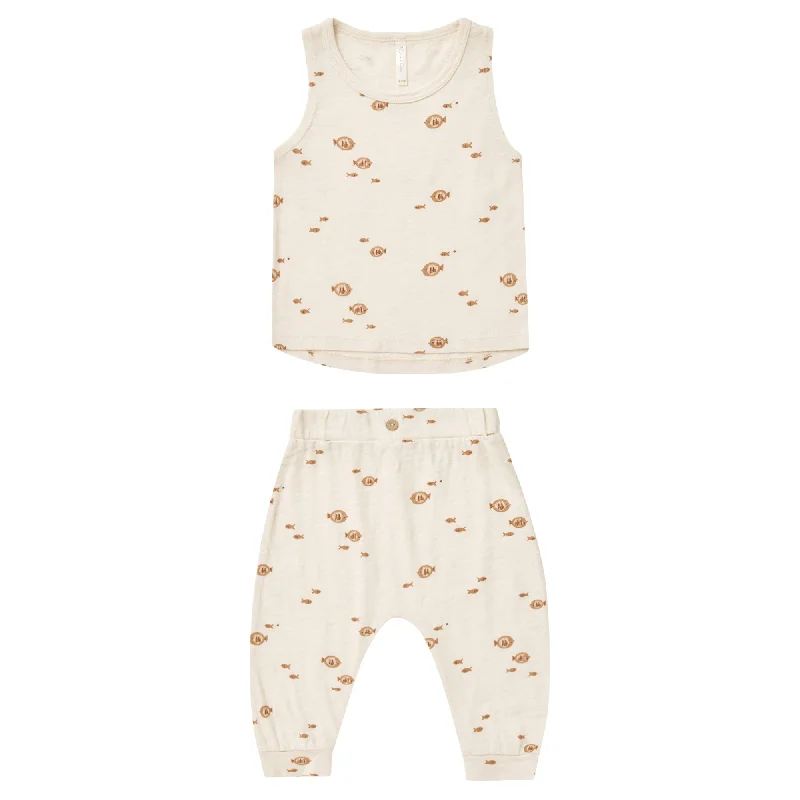 RYLEE & CRU TANK + SLOUCH PANT SET || FISH Refined Men's Classic 