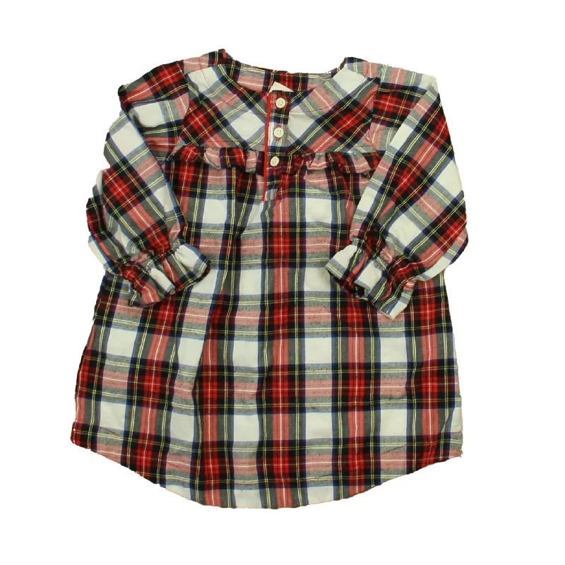 Crewcuts Girls Red Plaid Nightgown Sporty Men's Tennis