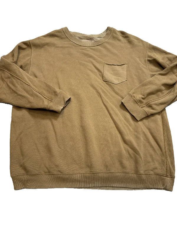 Sweatshirt Crewneck By Aerie In Brown, Size: Xl Tailored
