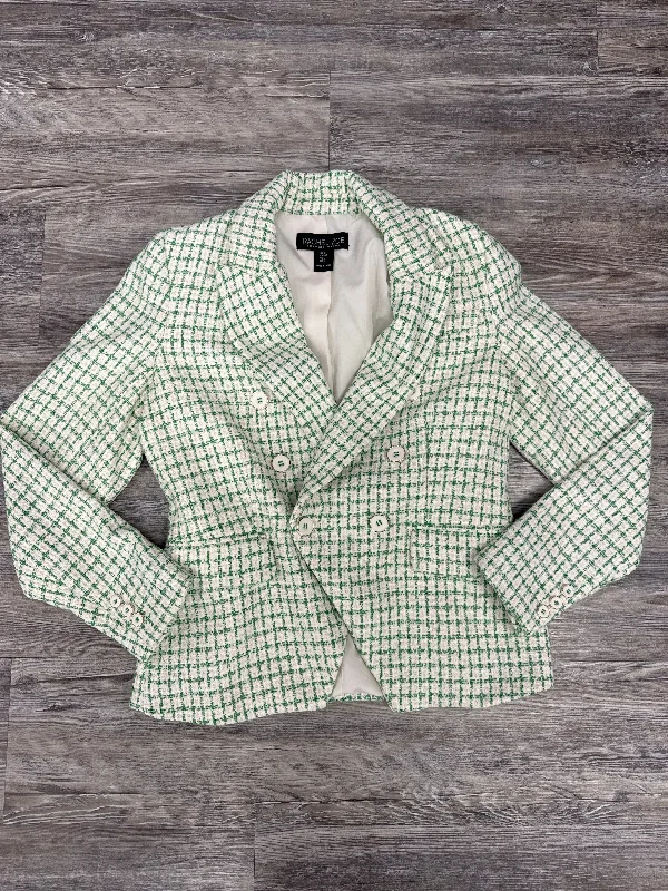 Blazer By Rachel Zoe In Green, Size: S Elegant Men's Formal 