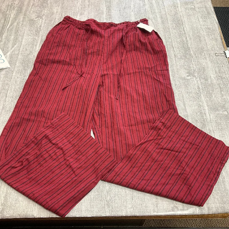 Pajama Pants By fabindia In Red, Size: M Elegant Men's Cashmere