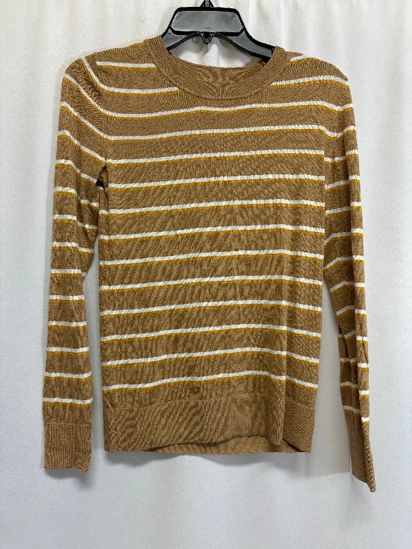 Top Long Sleeve By Banana Republic In Tan, Size: Xs Cool Men's Distressed