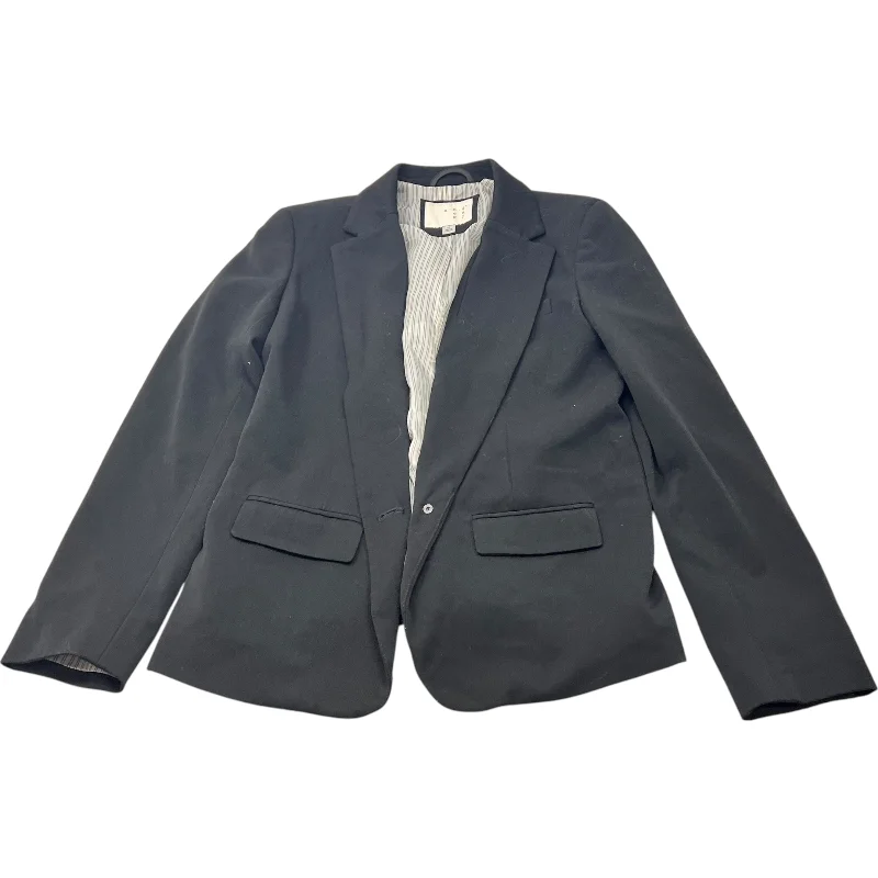 Blazer By A New Day In Black, Size: 10 Laid