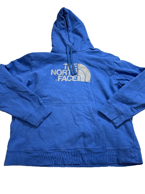 Athletic Sweatshirt Hoodie By The North Face In Blue, Size: Xxl Monochromatic All