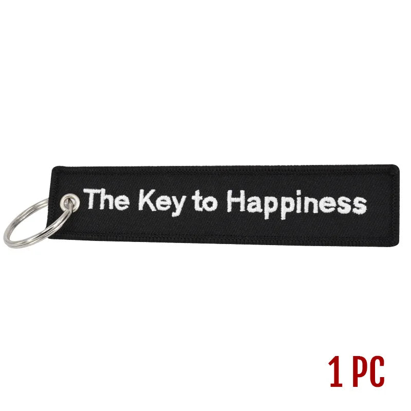 Motorcycle Key Chain - The Key To Happiness Tailored