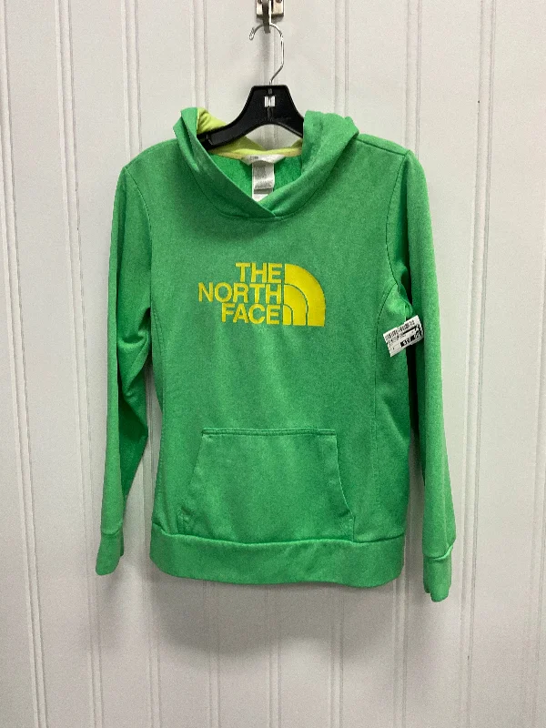 Sweatshirt Hoodie By The North Face In Green, Size: M Laid