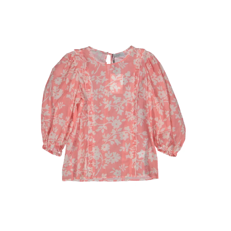 Special Edition Cotton Chiffon Blouse-Mimi Pink Refined Men's Classic 