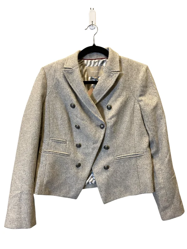 Blazer By Banana Republic In Grey, Size: 8p Monochromatic Office Style