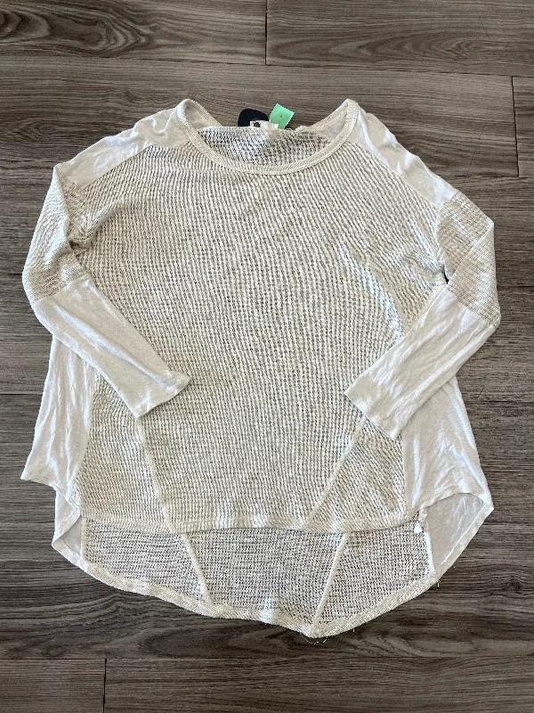 Top Long Sleeve By Altard State In Cream, Size: S Earthy Men's Hemp