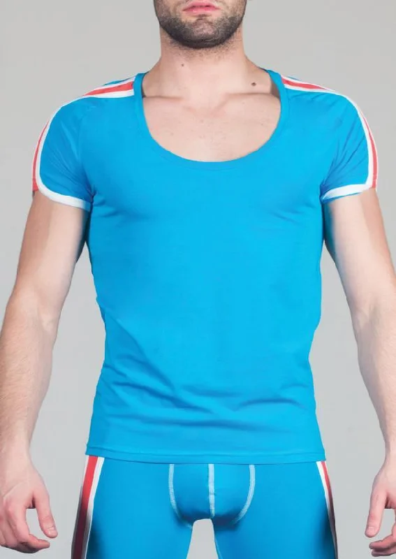 Men T-shirt short sleeve 1666t5 Tailored