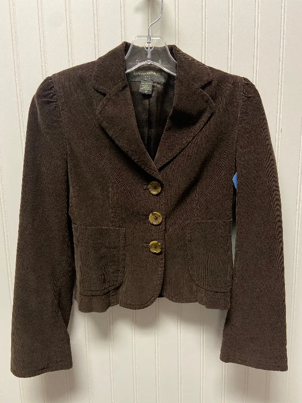Blazer By Banana Republic In Brown, Size: 0p Casual Men's Loose