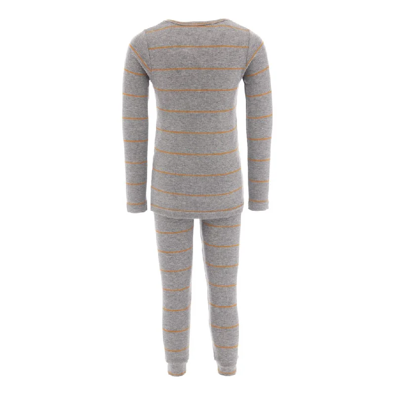 Gray Striped Modal Outfit Street