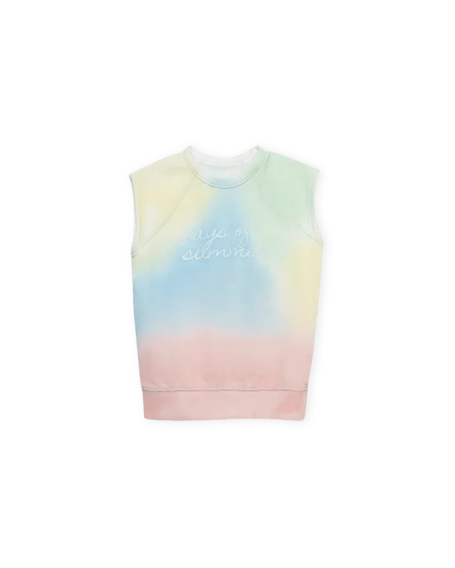 Brooklyn Tank In Rainbow Sherbet Refined Men's Velvet