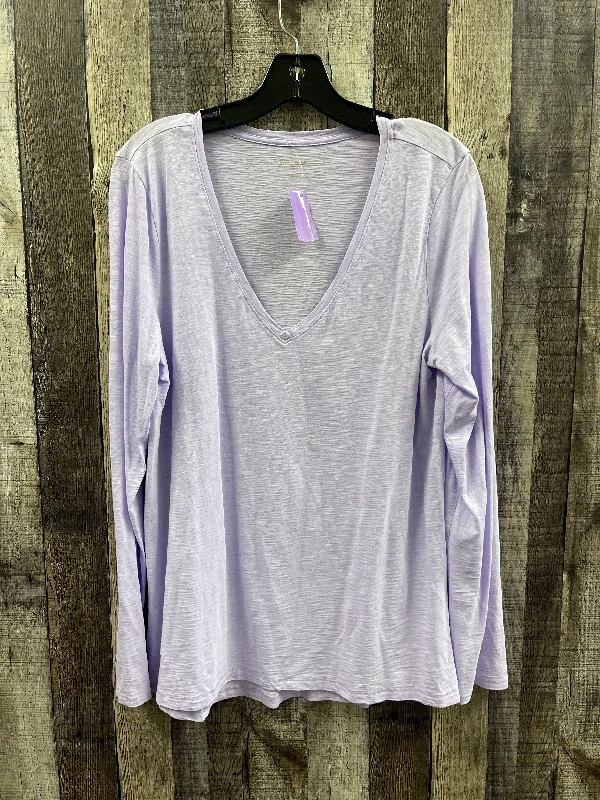 Top Long Sleeve By Lilly Pulitzer In Purple, Size: L Refined Men's European