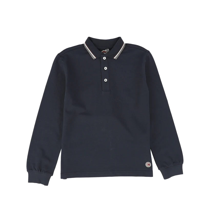3592-SOLID COLOR T-SHIRT-68-Navy Refined Men's Classic 
