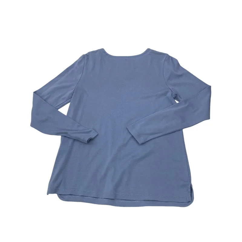 Top Ls Basic By J. Jill In Blue, Size:S Dynamic Men's Moto