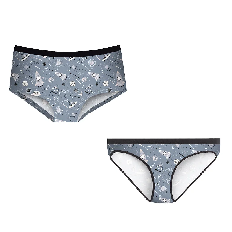 Matching Pairs Cheeky/Bikini - Martians Cool Men's Distressed