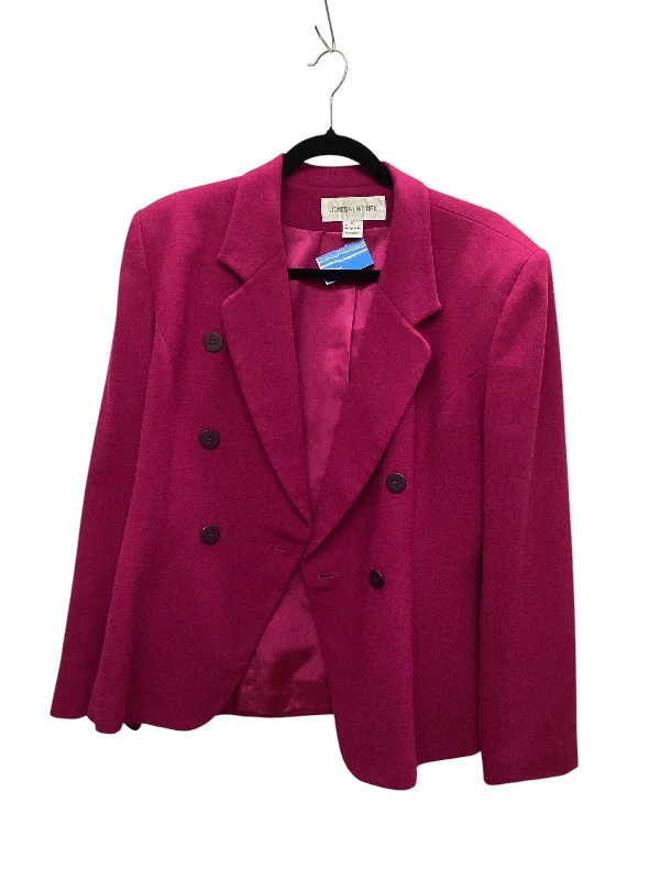 Blazer By Jones New York In Pink, Size: 10 Cclassic Men's Tweed