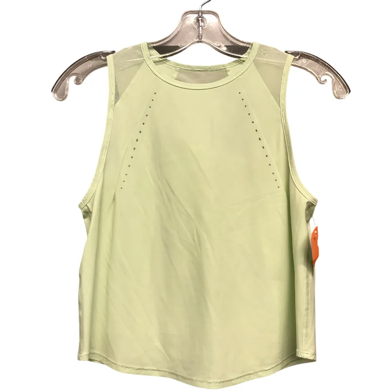 Athletic Tank Top By Lululemon In Green, Size:Xs Streetwear Style