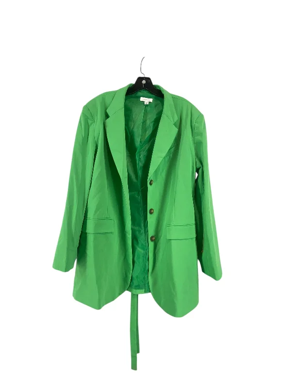 Blazer By Topshop In Green, Size: 10 Lumberjack