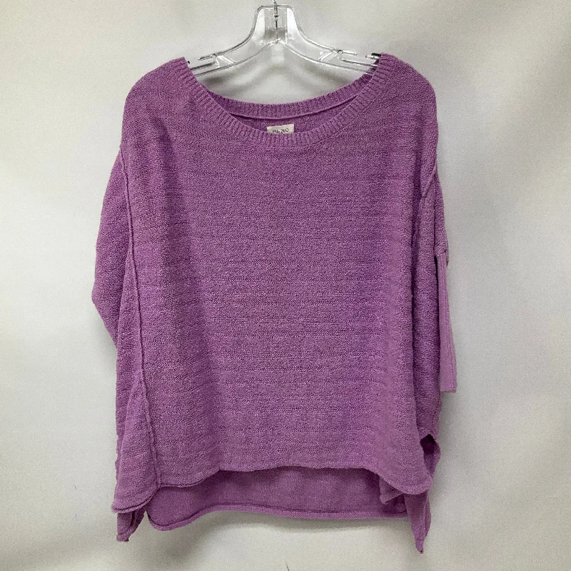 Top Long Sleeve By Pilcro In Purple, Size: S Sophisticated Men's 