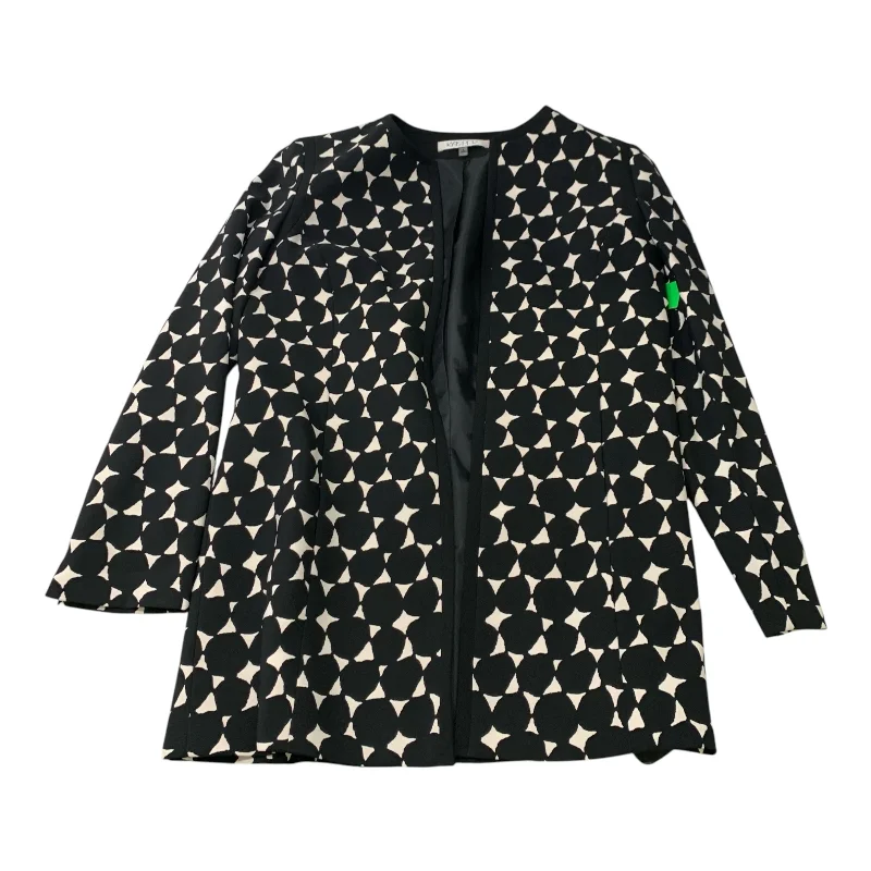 Blazer By Kasper In Black & White, Size: M Sporty Men's Athleisure 