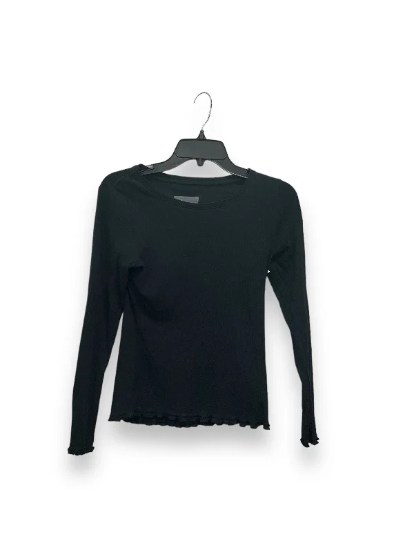 Top Long Sleeve By Anthropologie In Black, Size: Xs Relaxed Men's Beach