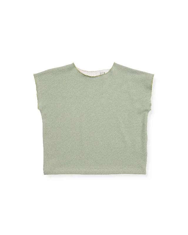 MIL T-SHIRT-Sage/Biscuit Business
