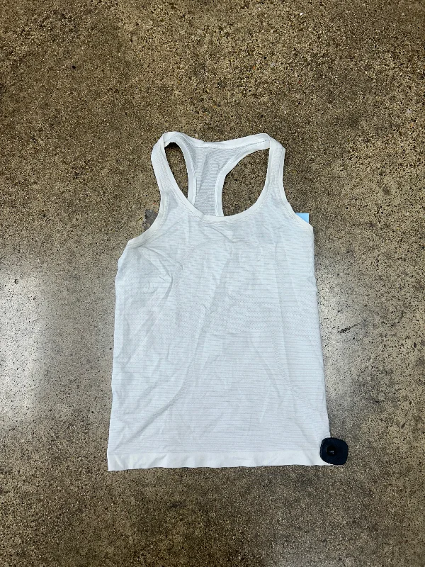 Athletic Tank Top By Lululemon In White, Size: 6 Tough Men's Tactical