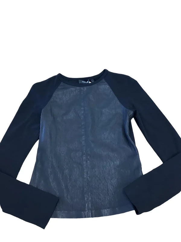 Top Long Sleeve By Theory In Black, Size: M Traditional Men's Country