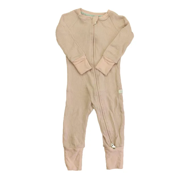 Loulou Lollipop Girls Pink 1-piece Non-footed Pajamas Laid