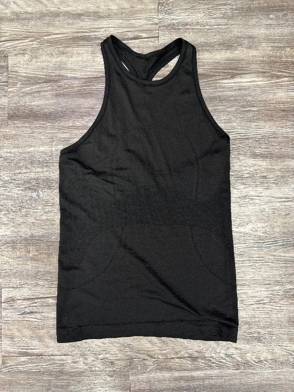 Athletic Tank Top By Lululemon In Black, Size: 6 Sporty Men's Tennis
