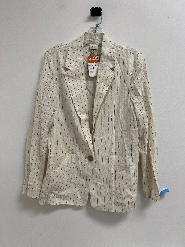 Blazer By A New Day In Cream, Size: S Practical Men's Quick