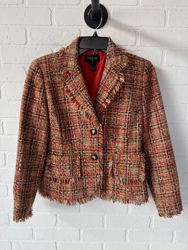 Blazer By Focus 2000 In Brown & Orange, Size: Xsp Hip Men's Urban