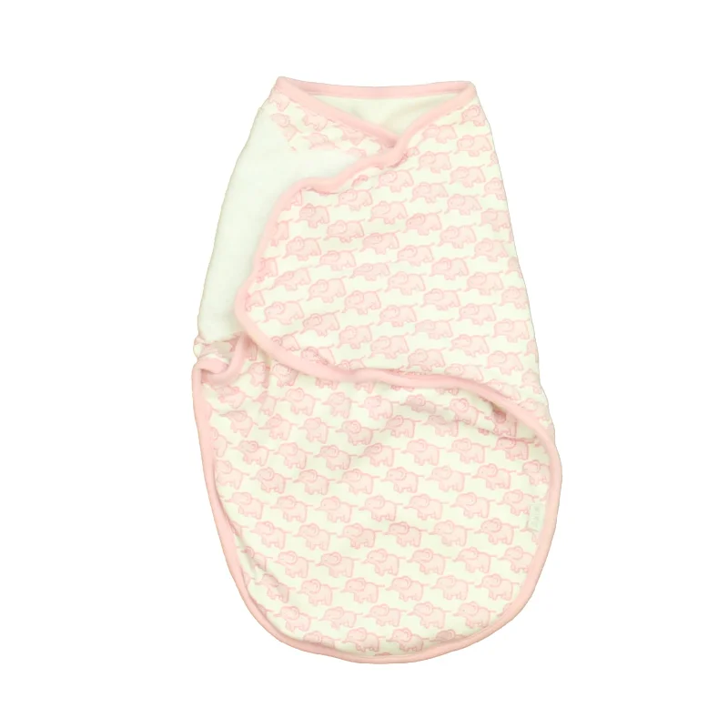 JoJo Maman Bebe Girls White | Pink Elephants Sleepsack Casual Men's Japanese 