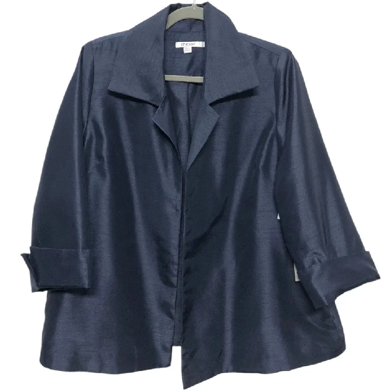 Blazer By Chicos In Navy, Size: S Refined Men's Hand