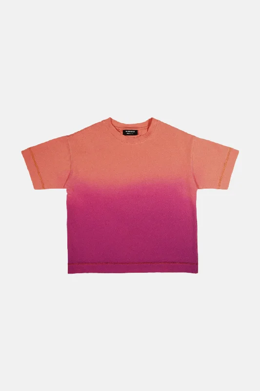 SUNSET TSHIRT-VIOLET, CORAL/PEACH Hip Men's Urban