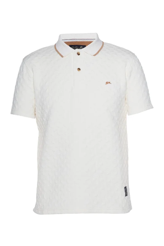 Duran | Jacquard Knit Polo Hip Men's Retro