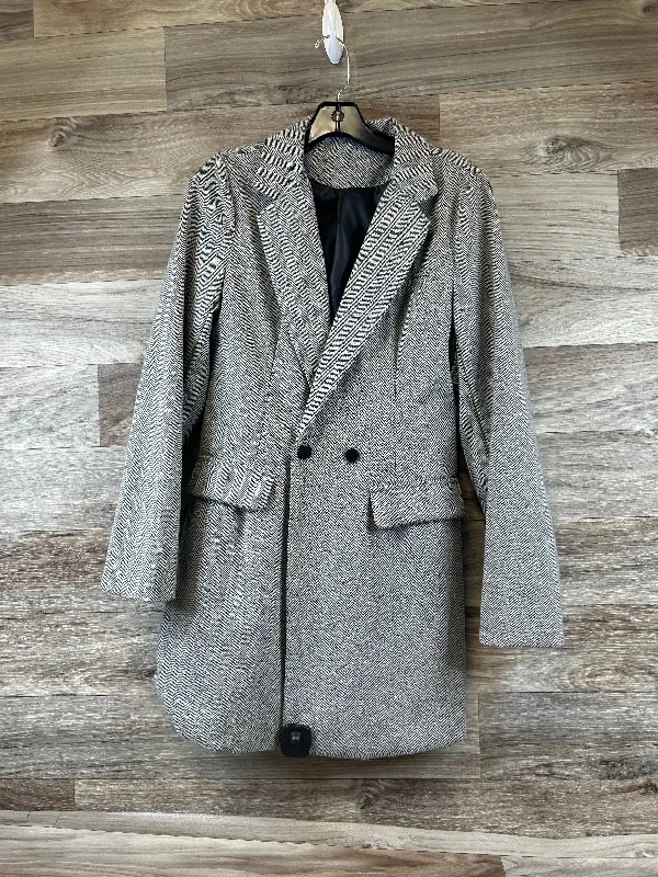 Blazer By Clothes Mentor In Grey, Size: L Elegant Men's Cashmere