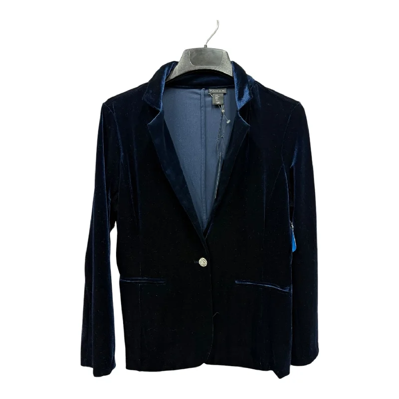 Blazer By Tahari By Arthur Levine In Blue, Size:L Gym