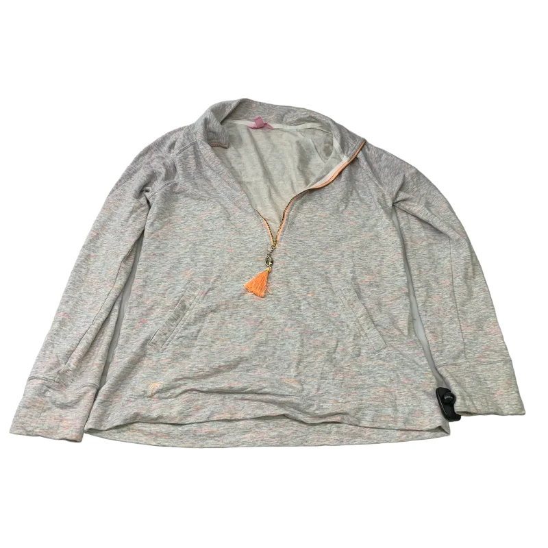Sweatshirt Designer By Lilly Pulitzer In Grey, Size: M Business