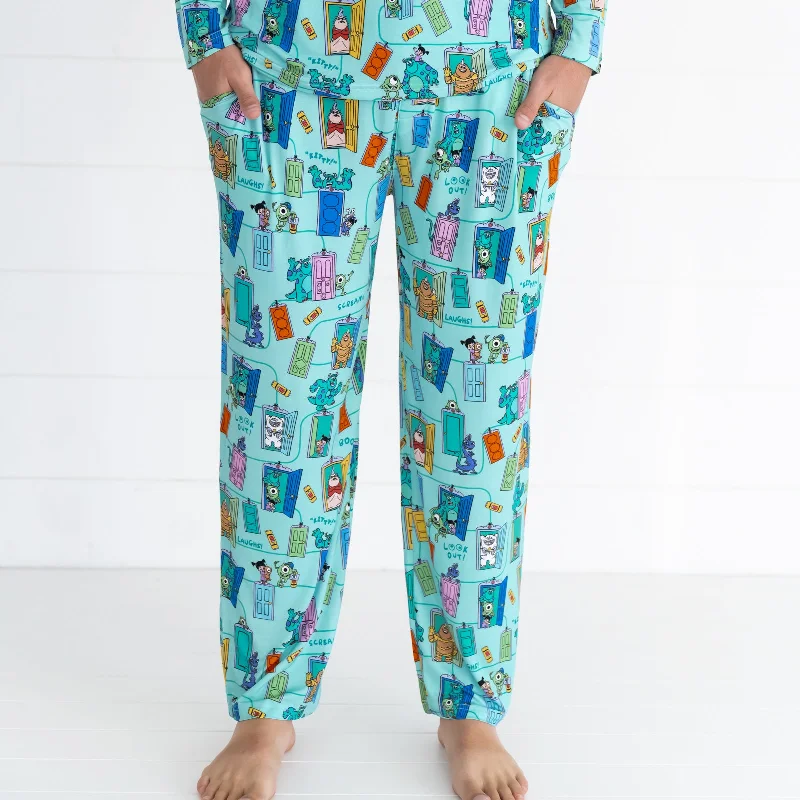 Disney Monsters, Inc. Scream Team Men's Pajama Pants Athletic Men's Compression
